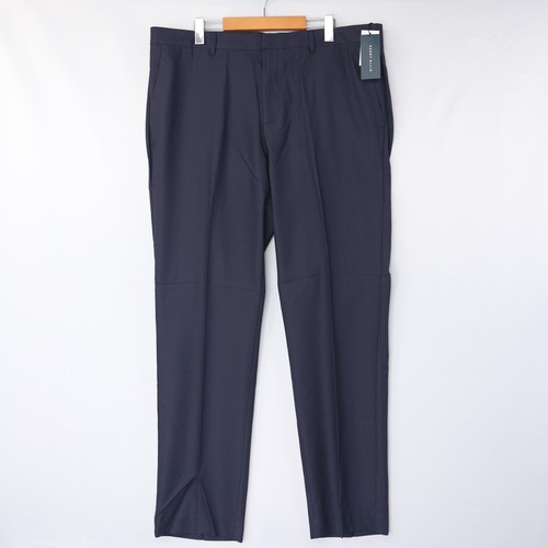 Perry Ellis Dress Pants Slim Fit Mid Rise Skinny Dark Navy Blue Mens Size NWT - Picture 49 of 58