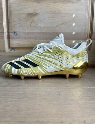 adidas“adizero 5 STAR 7.0”ゴールドメタリック Lサイズ Adidas Adizero 5-Star 7.0 Gold Metallic Football Cleats Men's Size