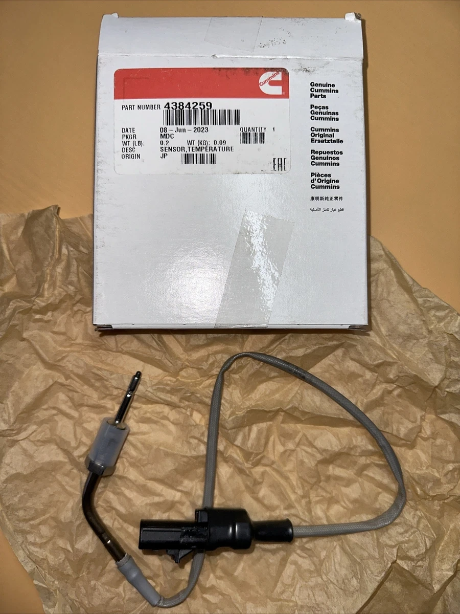 OEM GENUINE CUMMINS 4384259 TEMPERATURE SENSOR, FREE SHIPPING! | eBay