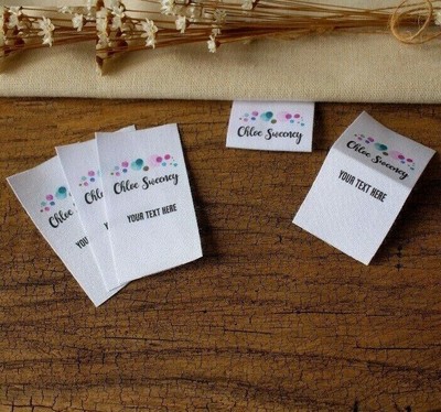 Custom Label Sewing s Garment Clothing Brand Name Cotton Ribbon Handmade Logo Ebay