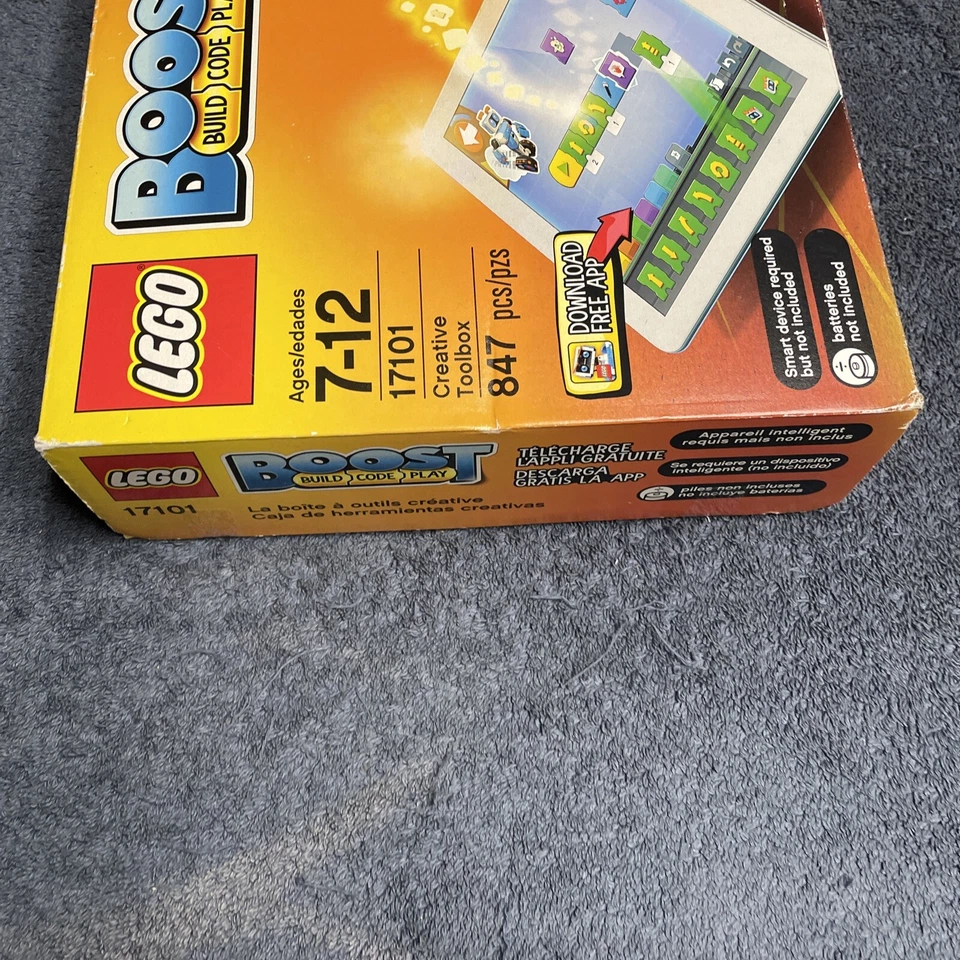 LEGO 17101 Boost Creative Toolbox 90% Sealed Complete W/Box & Extras  - Image 3 of 4