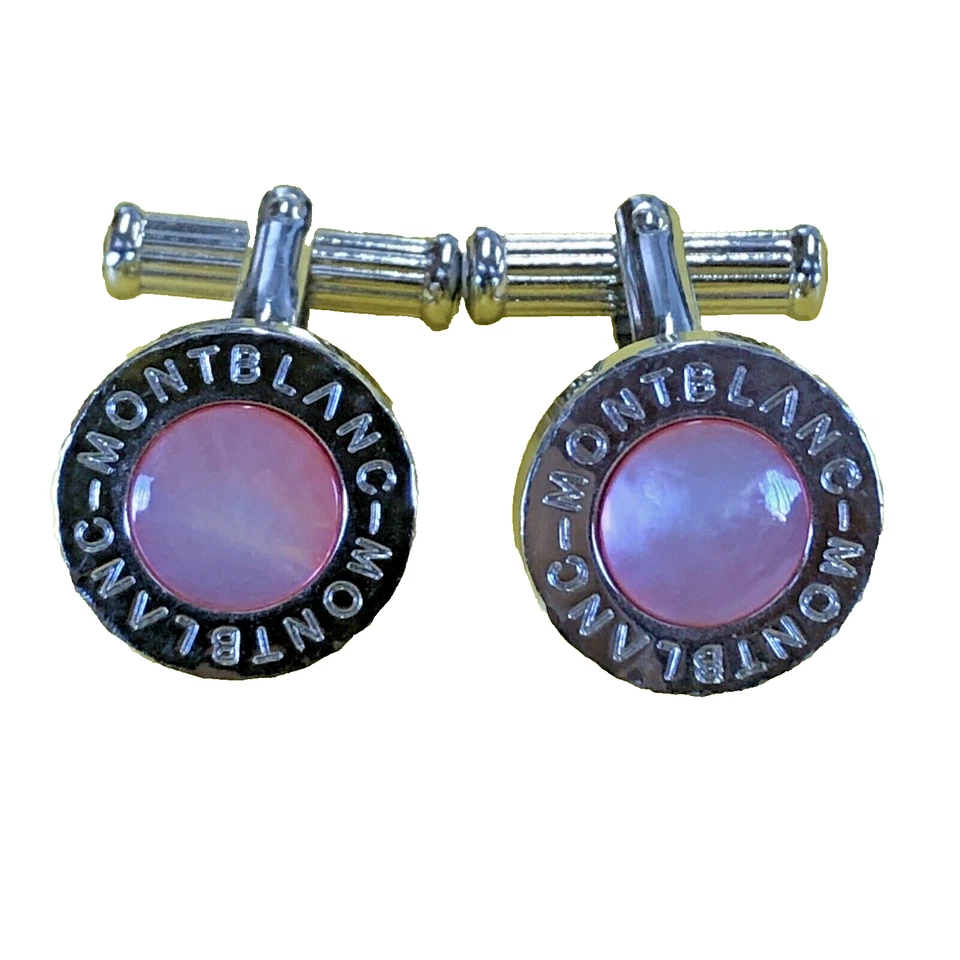 Gemelos Montblanc Elegancia Platino Platinado Rosa Madreperla Foto 2 de 4