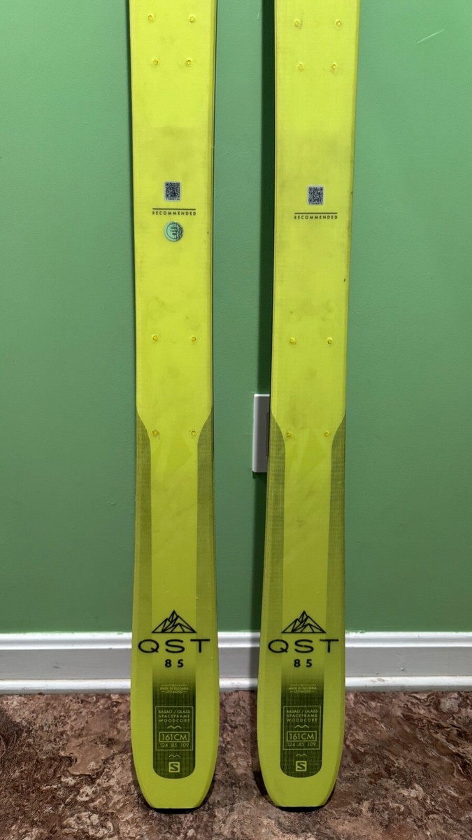 Salomon QST 85 Freeride All-Mountain Rocker Ski 161cm Turning