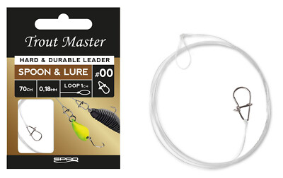 Spro Trout Master TM Spoon & Lure Leader 70cm 6 St. Forellen Spoon Spin Vorfach