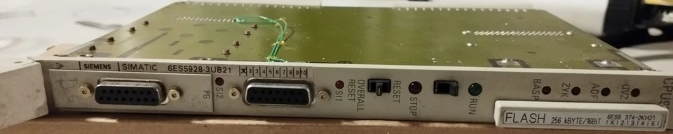 Siemens Simatic S5 CPU928 Processor Module 6ES5928-3UB21 CPU - Photo 3/3