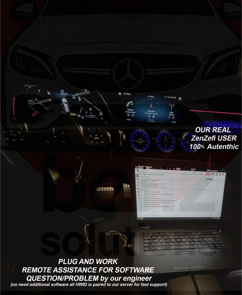 Laptop with Mercedes Xentry Diagnosis 09.2025 +Full SW KIT + set of cables OBDII - Bild 4 von 4