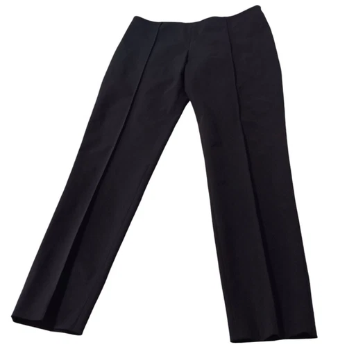NUOVO VALENTINO Pantalone Donna Sartoriale Nero Lana Carriera Professionale 10