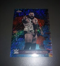 2025 Topps Chrome WWE Cactus Jack Bronson Reed Aqua Shimmer Refractor #89 /199
