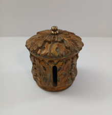 Vintage Syroco Style Gold Gilt Stamp Dispense...
