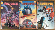 Transformers #21 (Signed by Daniel Warren Johnson), #25 (Foil, Jae Lee 1:100) NM