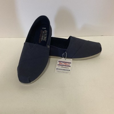Bobs From Skechers Women's Peace And Love Dark Navy Flats , Size 7.5W  NWT