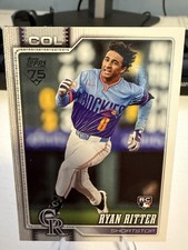 2026 Topps Series 1 - Ryan Ritter #18 (RC) Colorado Rockies