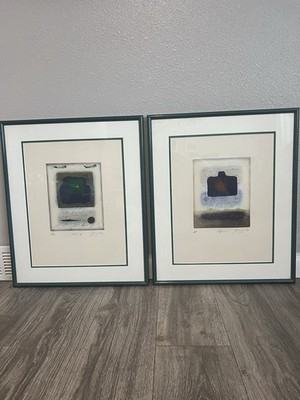 Set of 2: Valera Diptych (I & II)   Signed Limited Edition Etchings by James Cox