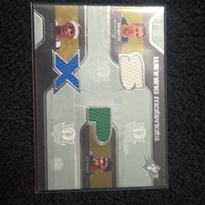 Upper Deck 2007-08 SPx Winning Materials Triple Dirk Nowitzki Howard Terry Mave…