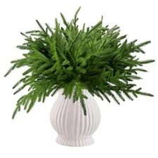 Norfolk Pine Stems Real Touch Norfolk Pine Branches Realistic Christmas 12 Pcs
