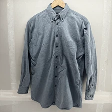 Vintage 60s Woolrich Denim Shirt Pocket Work Leisure Made in USA Size M READ