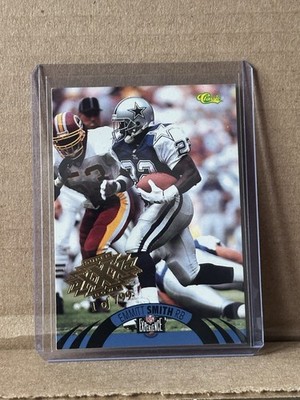 1996 classic NFL experience super bowl gold emmitt smith #1  #d to 799