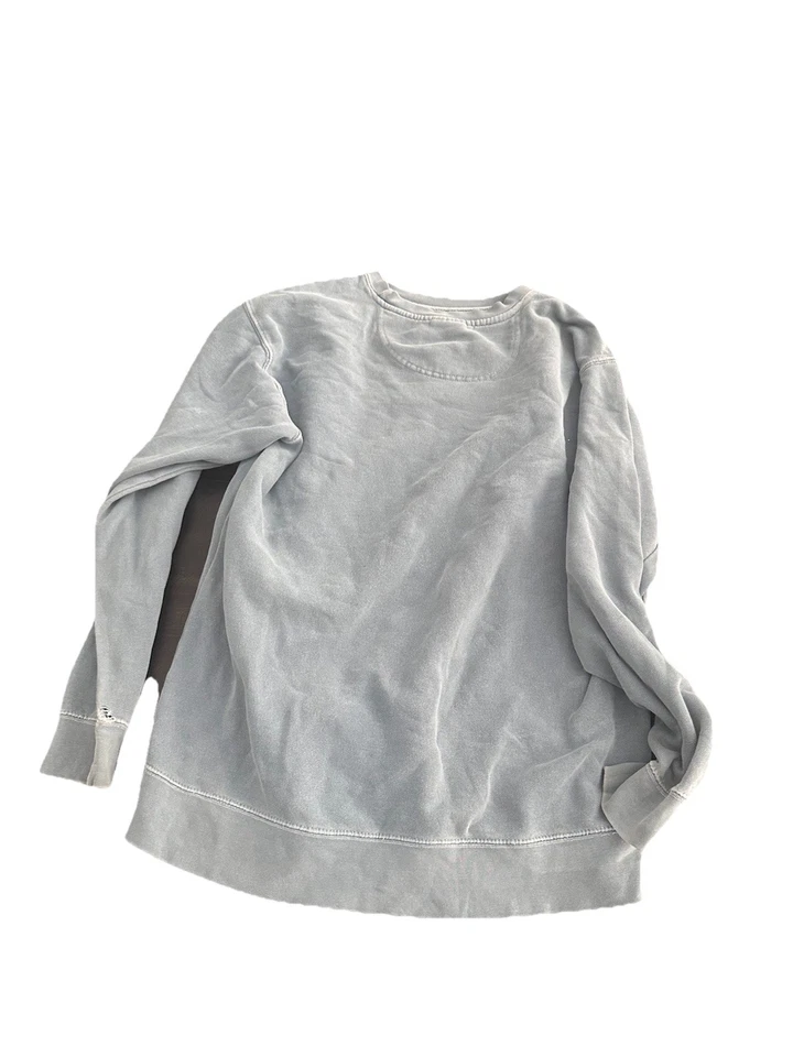 Women’s Ole Miss Comfort Colors Blue Sweatshirt Medium - Image 3 of 4