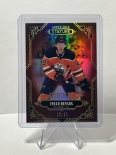 2020-21 Upper Deck Stature Black #185 Tyler Benson RC 10/85- Edmonton Oilers