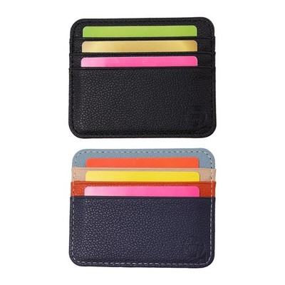 Compact Leather Card Holder Practical and Stylish Coin Purse Wallet Everyday Use