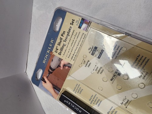 Rockler Shelf Pin modelli di foratura The Original Jig It System nuovo scatola aperta - Foto 2 di 13