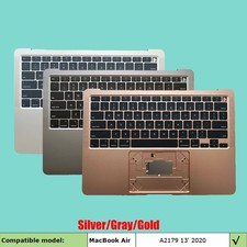 New For MacBook Air A2179 13" 2020 Top case Palmrest Cover Keyboard Gray Gold US
