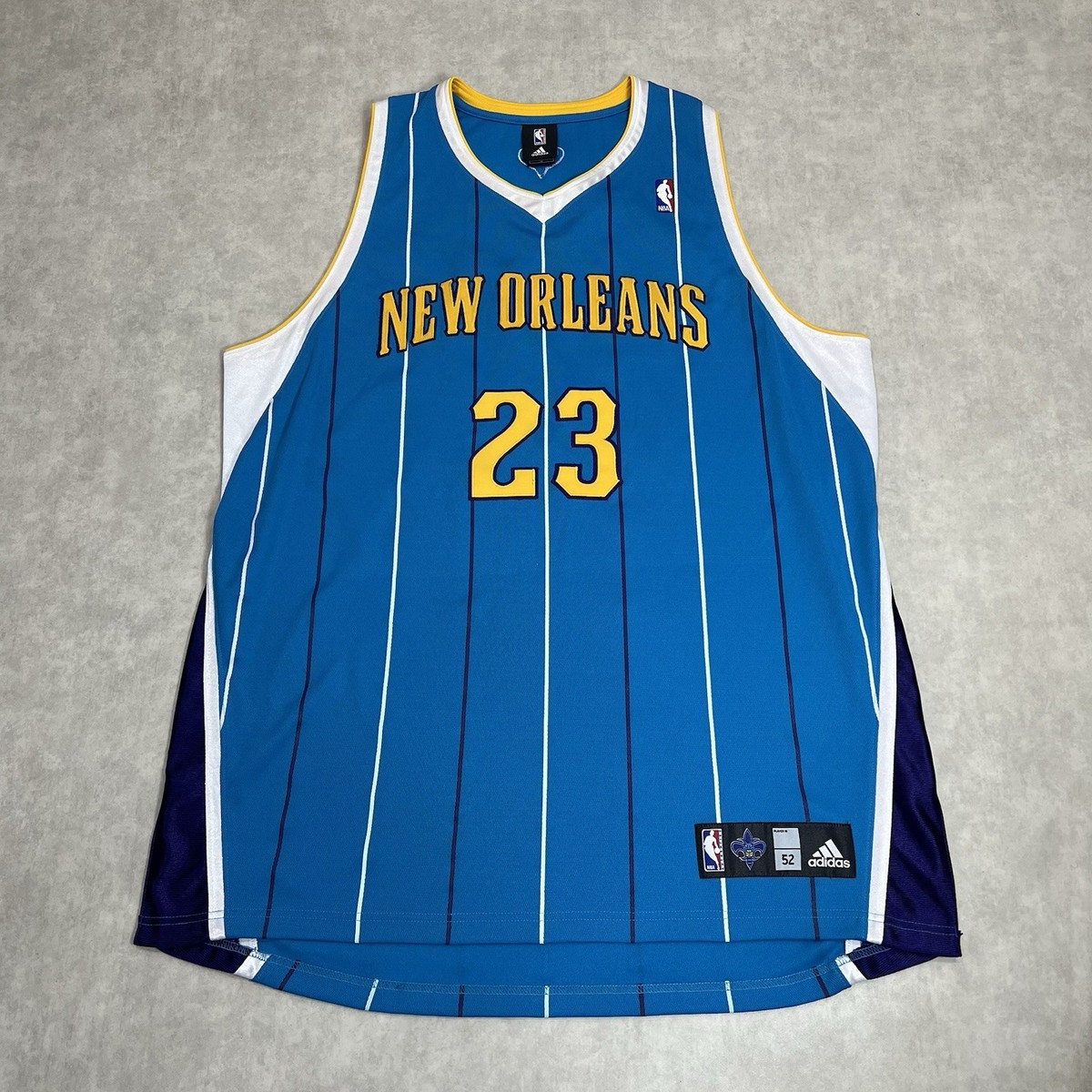Rare Adidas New Orleans Hornets Anthony Davis #23 Jersey – Size 52 – | eBay