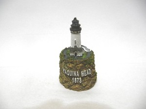 THIMBLE RESIN NDP CHINA "YAQUINA HEAD 1873" LIGHTHOUSE OREGON COAST