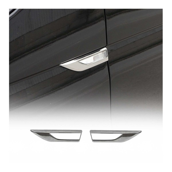 Blinkerrahmen Signalblende Blinker Umrandung FüR Vw Caddy 2015-2020 Chrom Abs 2X-image