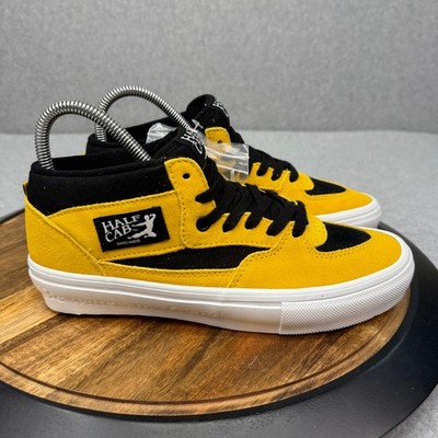 Vans Half Cab Bruce Lee Shoes Men's 7.5 Yellow Black Skate