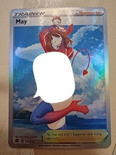 Pokemon Card Waifu Trainers Misty Serena Dawn Cynthia May Lillie Iris Hilda Pink