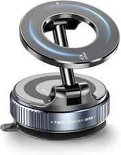 360° Vacuum Magnetic Phone Holder Car Mount Adjustable Suction Cup Foldable