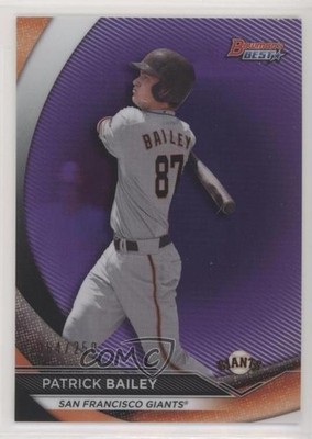 2020 Bowman's Best Top Prospects Purple Refractor /250 Patrick Bailey #TP-16 7qg