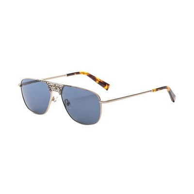 Elton John CONCORDE 3 GRDAN Gols Aviator Frame / Blue Lenses Sunglasses