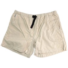 Gramicci Men's Ivory Shorts L Cotton Casual Vintage Clothing Age 14