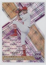 2019 Panini Elite Extra Edition Status Purple Die-Cut 19/125 Alvaro Seijas s3g