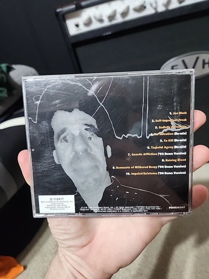 Malevolent Creation Joe Black Cd OG 1996 Press "Explicit Lyrics" NM- Pavement Foto 4 de 4