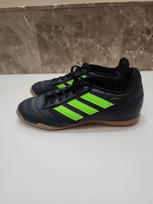 Adidas Men's Super Sala 2 Indoor Soccer GZ2559 Black/Green Size 8