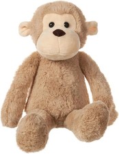 NWT Light Brown Monkey Plush Toy Soft Stuffed Animal Medium 9 Inch Gift