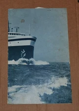 VTG 1950s Chessie System Shipboard Menu C&O Ferry Lake Michigan Spartan