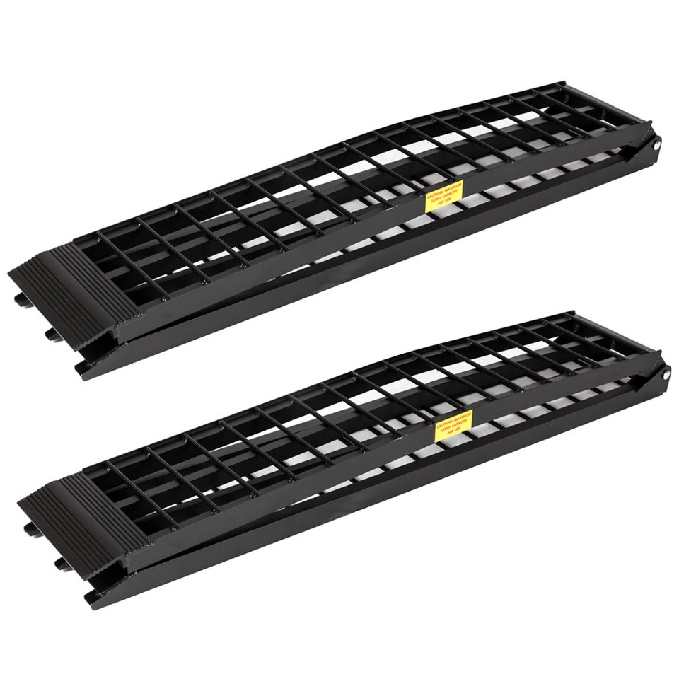 10ft Long Pair of Truck Loading Arched Ramps for Motorcycle Cruiser ...