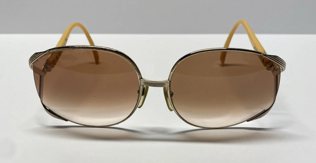 RARE! Vintage Christian Dior Gaelle 17E Sunglasses Gold FRAMES ONLY 52-18-125 Dior 115 mm - 130 mm Temple Vintage Sunglasses for sale | eBay main image 3