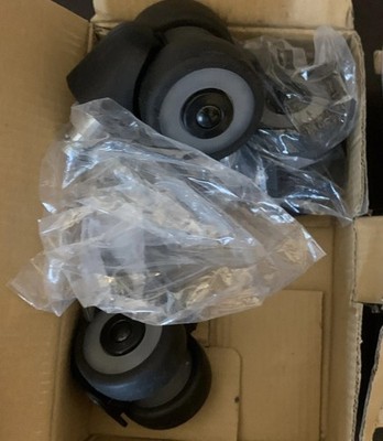 Caster Wheels ATOMDOC  2''  OPEN BOX, 4 smooth movers, quiet, for all floors