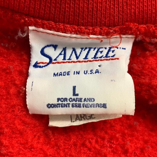 Vintage Santee Kitschy Graphic Sweatshirt Women’s Large Red Call Grandma - Picture 2 of 6