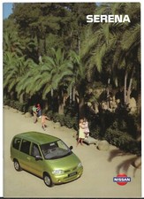 Nissan Serena 1996-1998 UK Market Sales Brochure Excursion, SLX, GX 1.6 2.0 2.3D