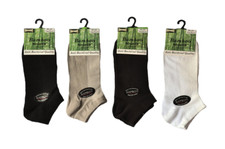 Bamboo No Show Socks Size 9-11 3 Pairs 6 Pairs 12 Pairs 6 Colors 