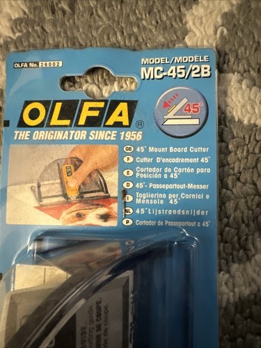 OLFA MC-45 Degree Cutter MC45/2B Leather Paper Craft Knife Mount Cutter japan - Picture 2 of 7