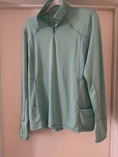 Everlast Fitness Teal Jacket Women's XL Puller over 1/2 Zip
