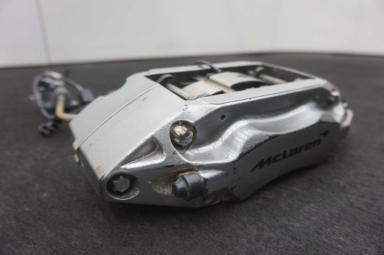 Rear Right Passenger Side Brake Caliper Silver OEM 11C0486CP McLaren 650S 2015
