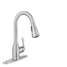 MOEN Kaden Sprayer Kitchen Faucet Clean in Spot Resist Stainless